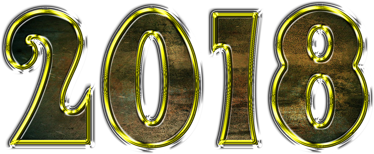 2018 Free Download 4k Wallpapers And Happy New Year - Number (1600x914), Png Download