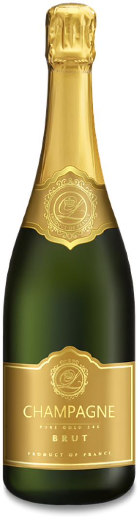 Champagne, Bottle Of Champagn - Champagne Bottle (400x1086), Png Download