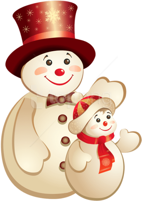 Free Png Cute Snowmns Png - Merry Christmas Images 2018 (481x681), Png Download