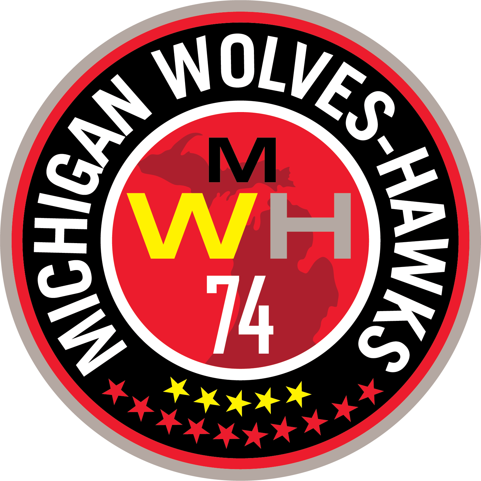 Hawks Logo Png - Michigan Wolves Soccer (1570x1571), Png Download