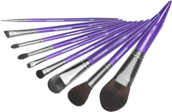 Makeup Brushes (667x500), Png Download
