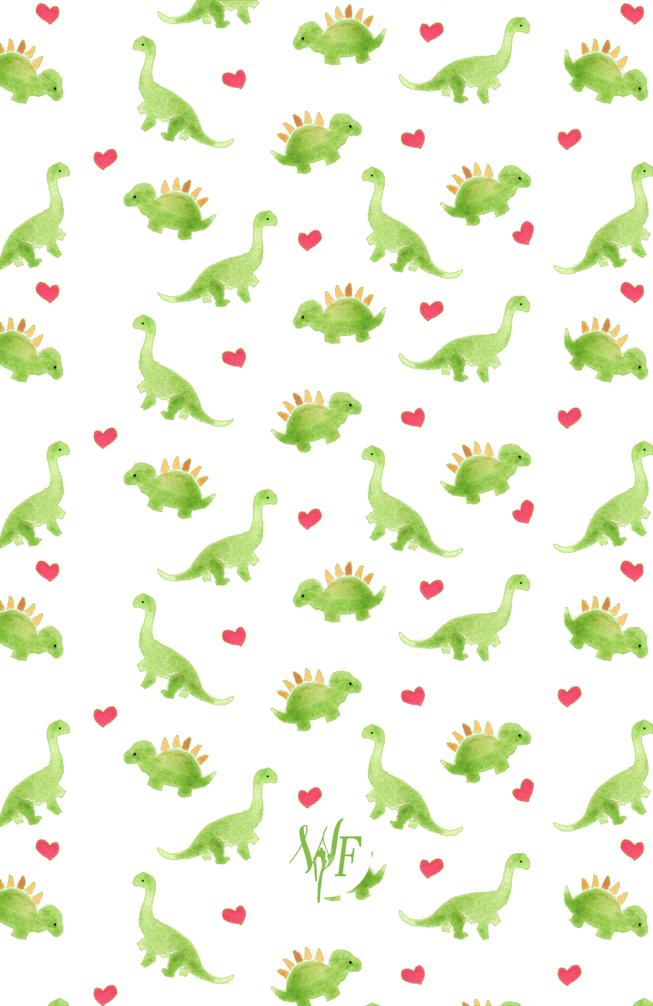 #casetify #iphone #art #design #animals #illustration - Cute Dinosaurs Transparent Background (1300x2000), Png Download