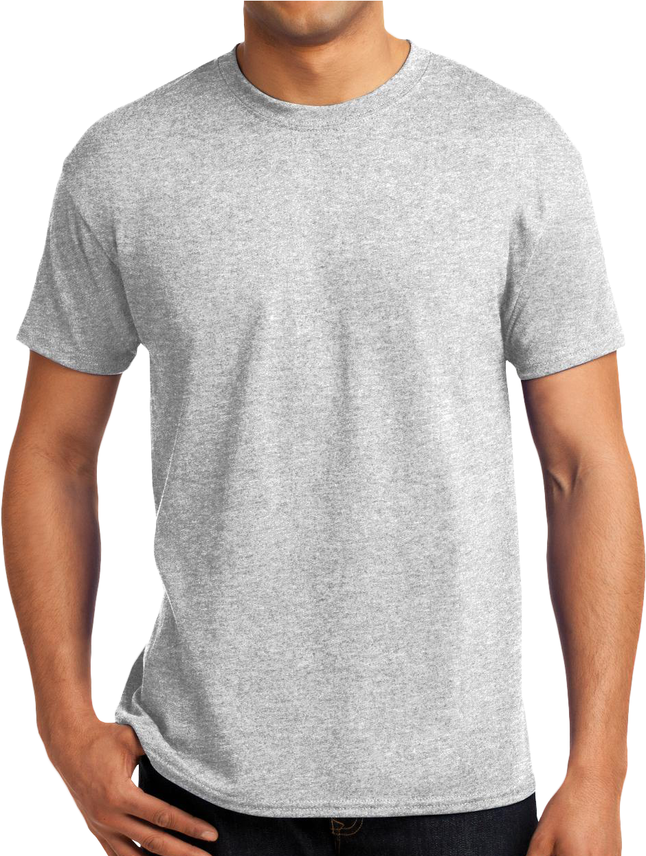 Download High Resolution Grey T Shirt Png PNG Image with No Background -  