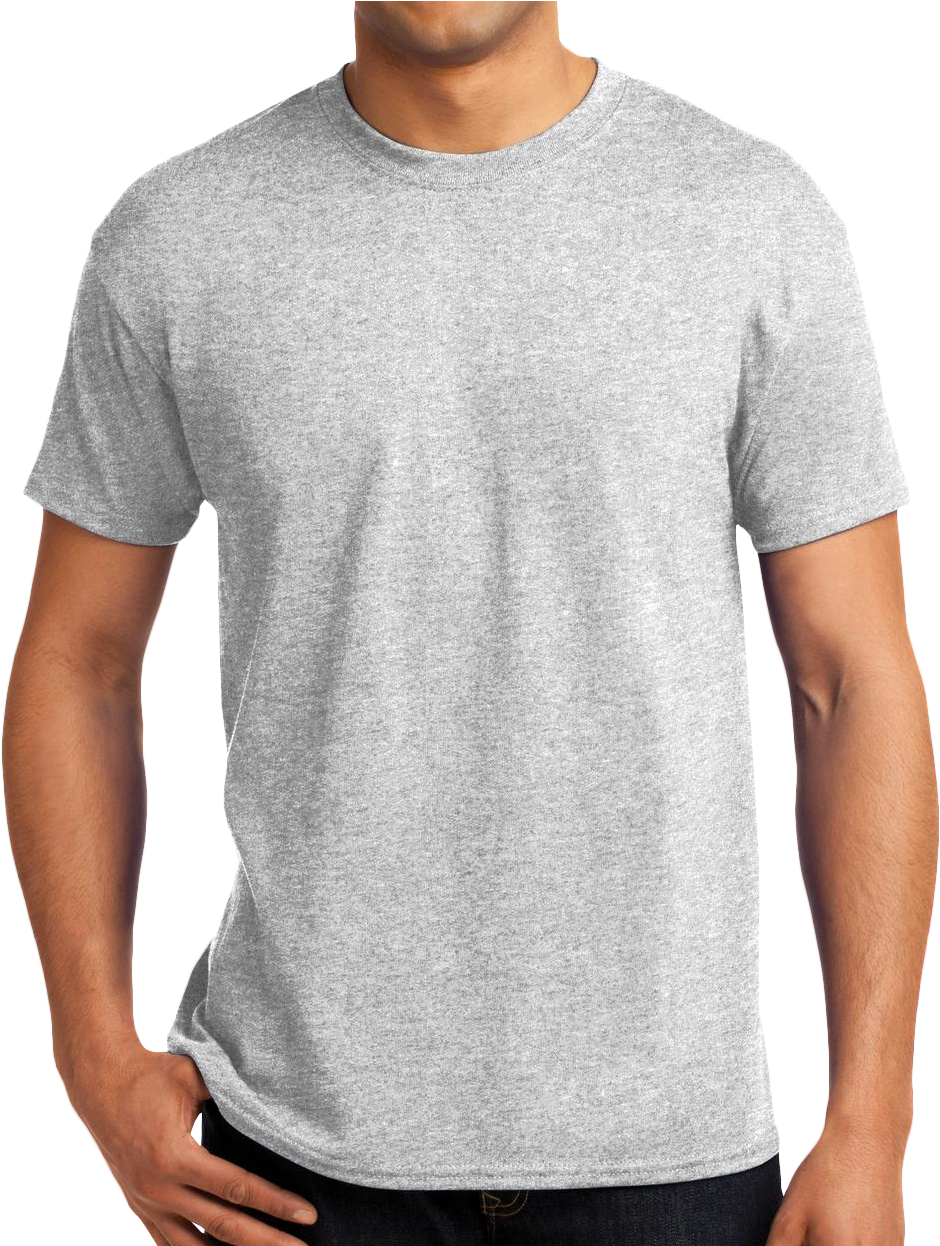 Download High Resolution Grey T Shirt Png PNG Image with No