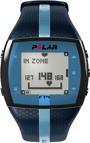 Ft4 Fitness & Cross Training Heart Rate Monitor - Polar Ft4 (550x600), Png Download