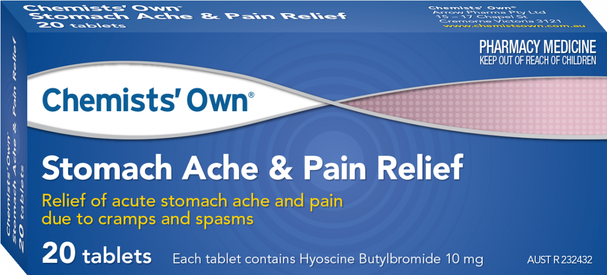 Chemists' Own Stomach Ache & Pain Relief Tablets - Household Supply (1200x1200), Png Download