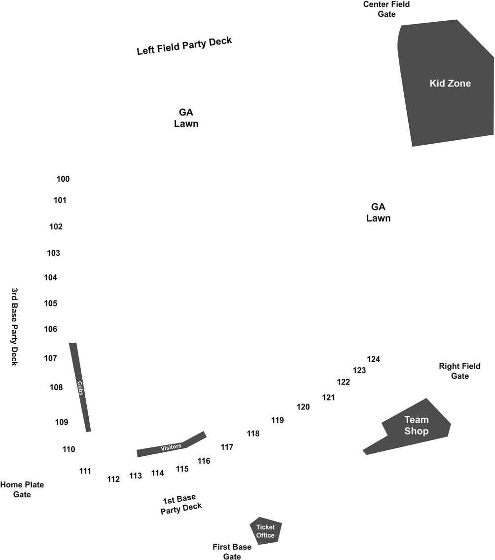 Sloan Park Section 102 (1050x1186), Png Download
