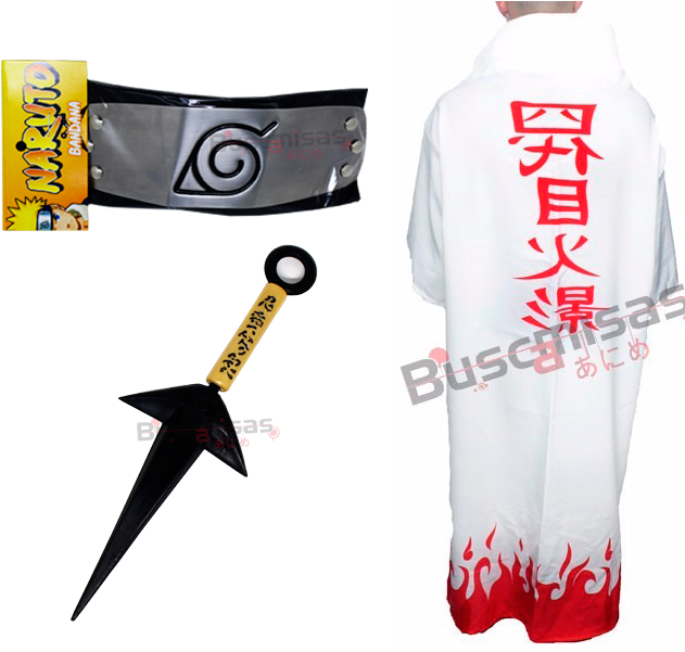 Yondaime Manto Sobretudo Yondaime Minato Com Kunai - Roupa De Hokage Minato (668x600), Png Download