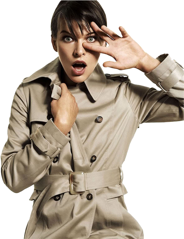 Milla Jovovich Clipart - Photoshop (724x768), Png Download