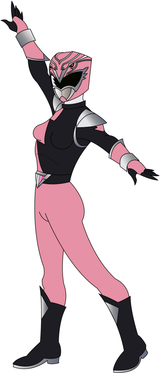 623 X 1280 12 - Pink Ranger Hyper Force (623x1280), Png Download