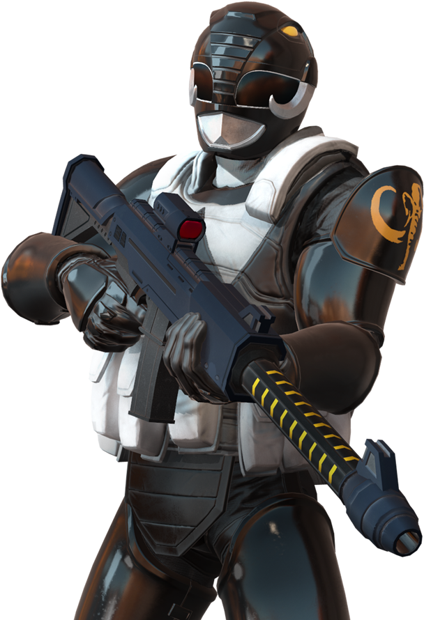 Mighty Morphin Power Rangers - Figurine (1024x1024), Png Download