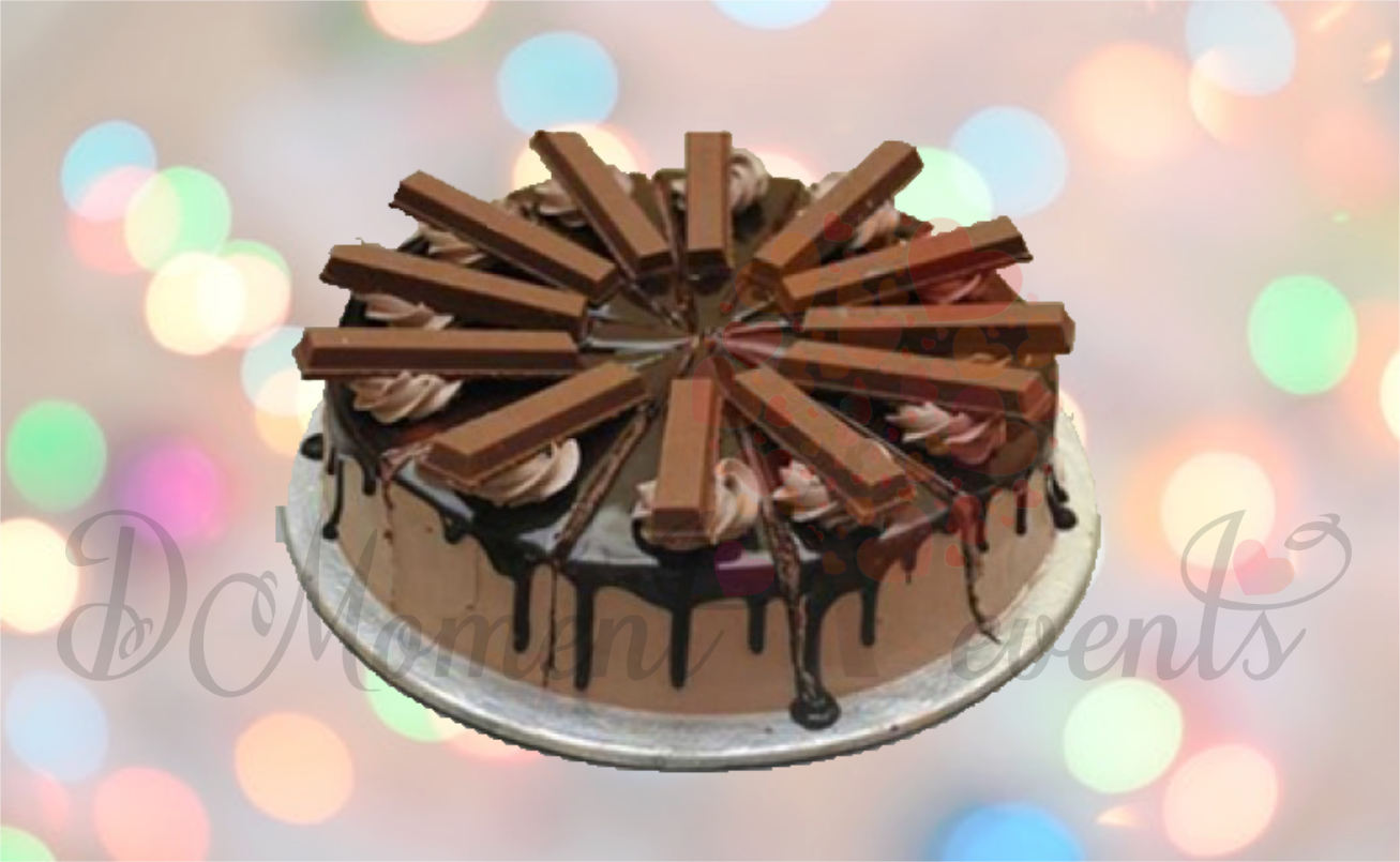 Chocolate Truffle Cake - Kitkat Cake (1307x805), Png Download