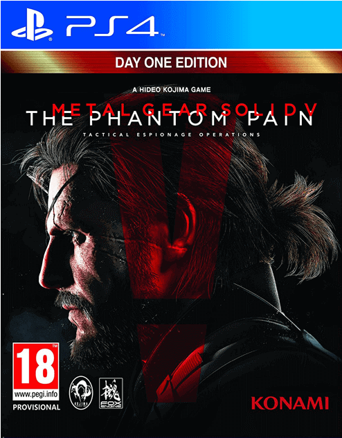 Metal Gear Solid V The Phantom Pain - Metal Gear Solid V The Phantom Pain Day One Edition (552x700), Png Download