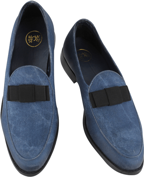 Download Denim Snikers Shoes Png Transparent Images - Slip-on Shoe (640x1059), Png Download