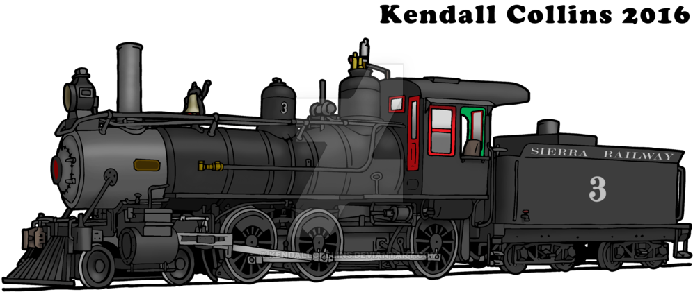 Drawn Railroad Steam Powered Train - Rockabye Baby Lullaby Renditions (1024x451), Png Download