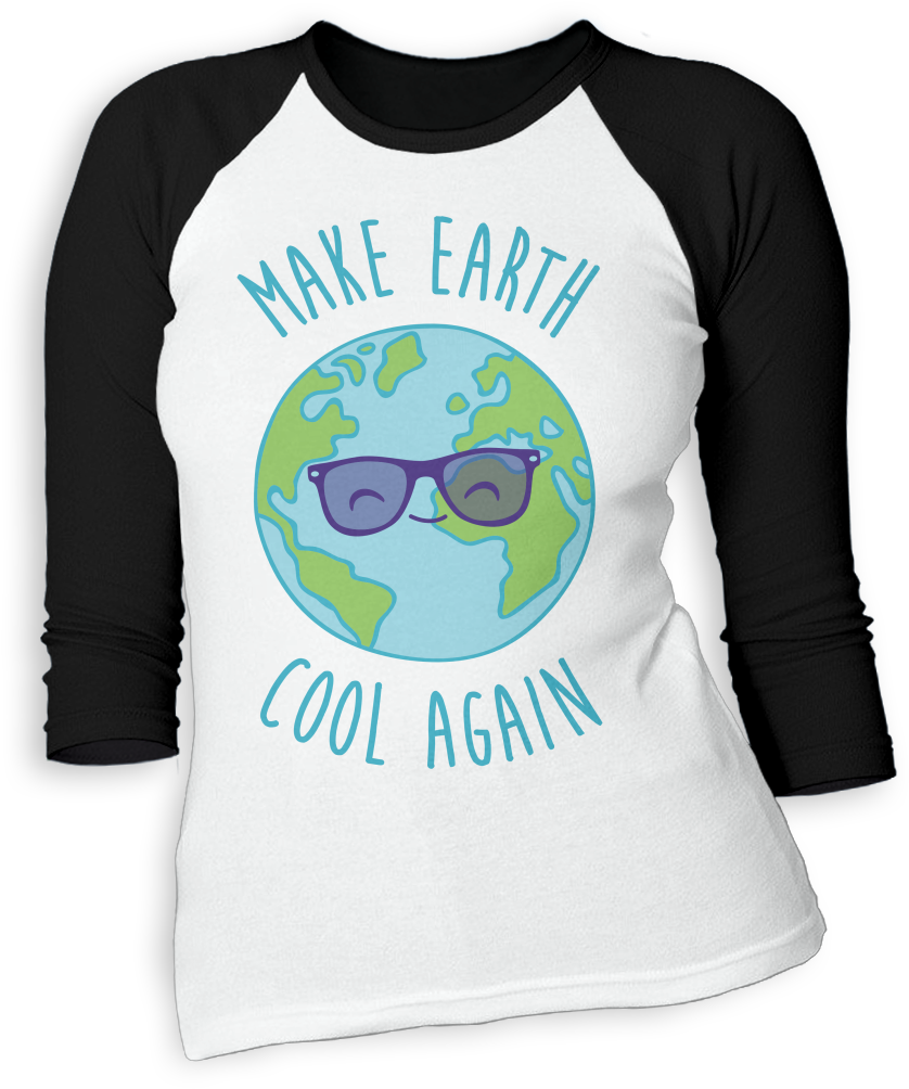 How To Make Cool Designs For T Shirts - Make Earth Cool Again (900x1089), Png Download