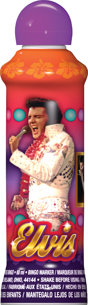 Aloha Elvis Bingo Ink - Performance (299x1036), Png Download