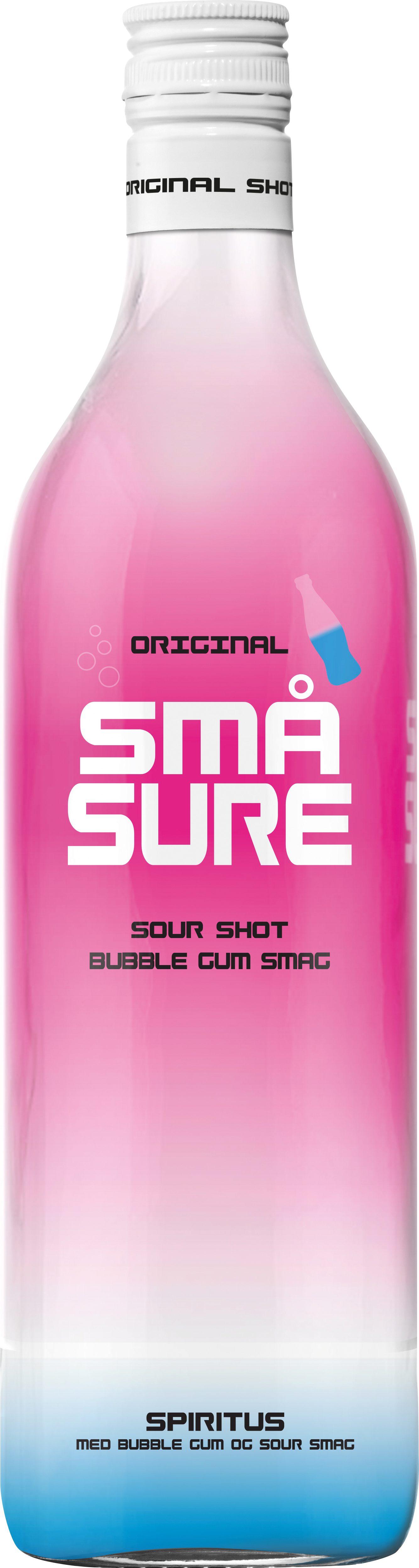 Små Sure Bubble Gum 16,4% 100 Cl - Små Sure Med Bubblegum (1334x4993), Png Download