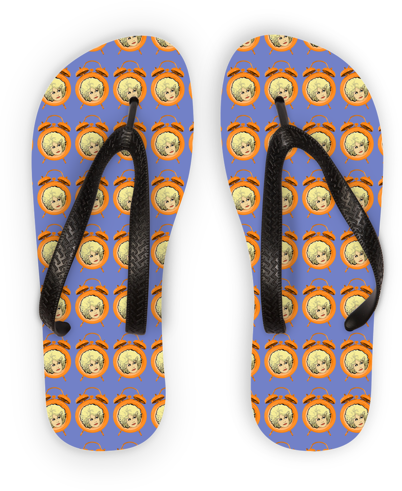 Dolly Mix Electric Blue Plain - Flip-flops (1024x1024), Png Download