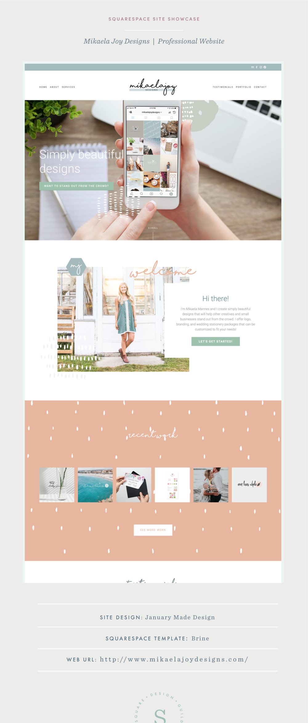 Mikaela Joy Designssiteshowcase Fullpost (1000x2344), Png Download