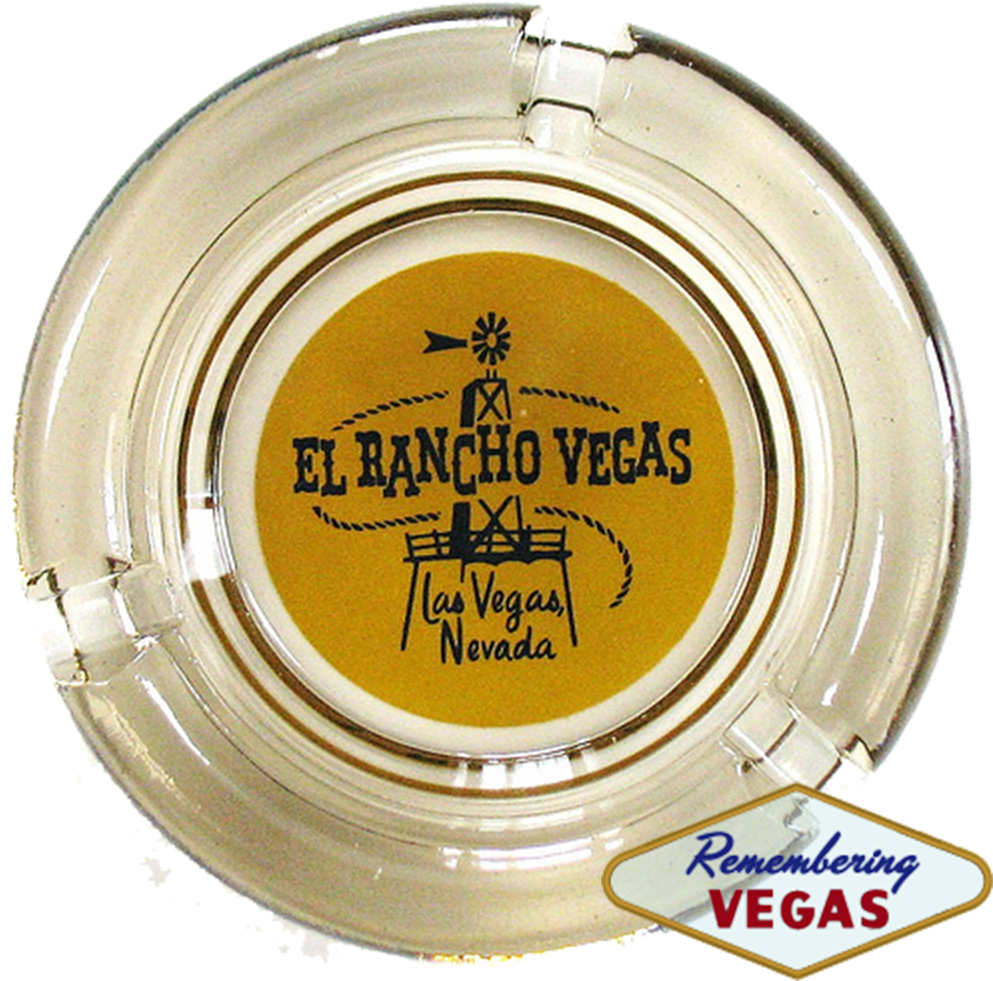 El Rancho Vegas "survivor" Ashtray - Welcome To Las Vegas Sign (1000x1000), Png Download