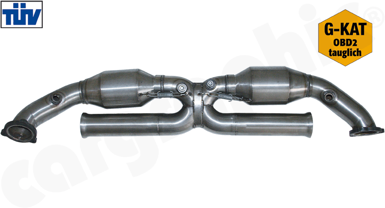 Porsche 996 Gt3 Mk1 - Exhaust System (770x420), Png Download