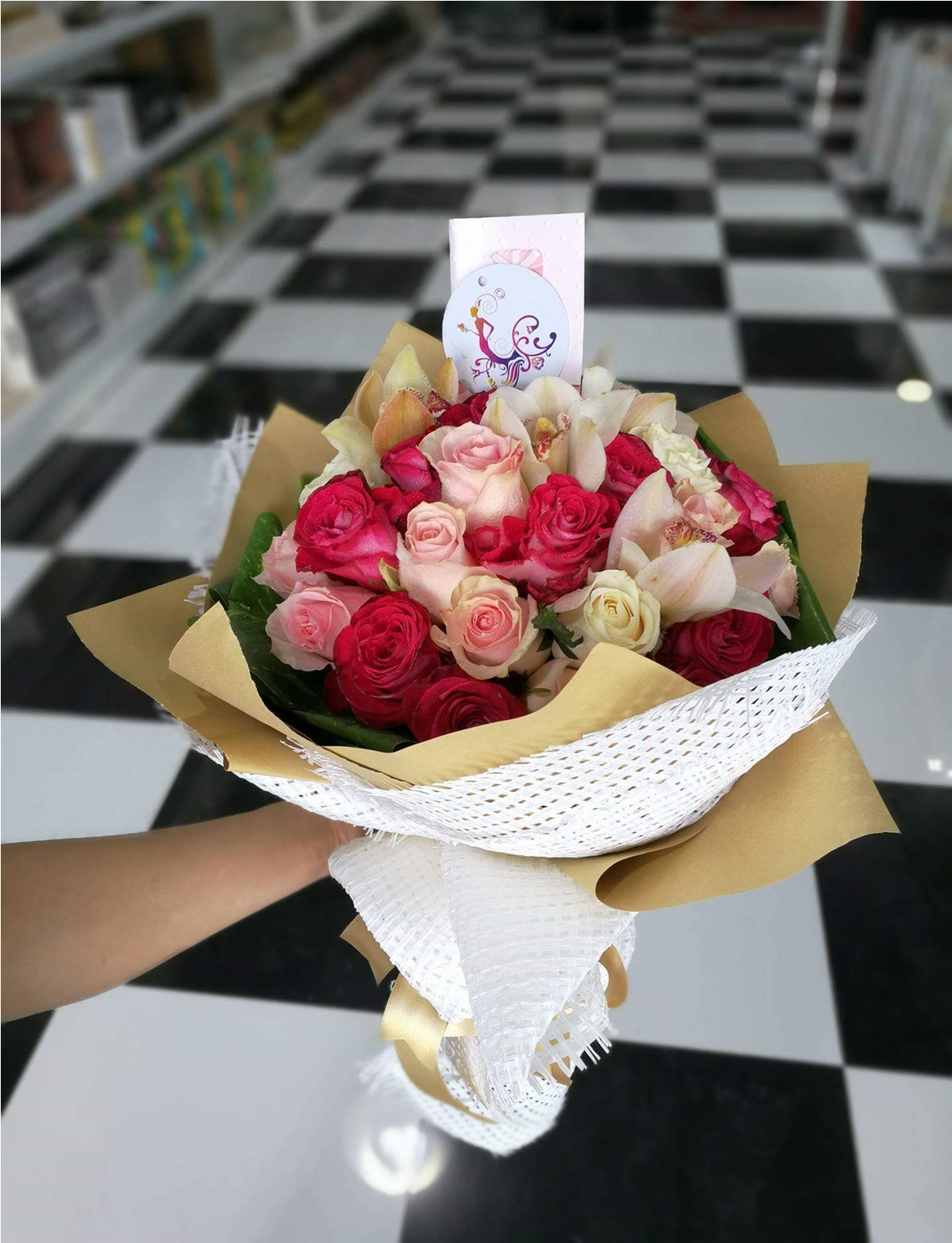 Sweet Touch Flowers - Garden Roses (1608x1608), Png Download