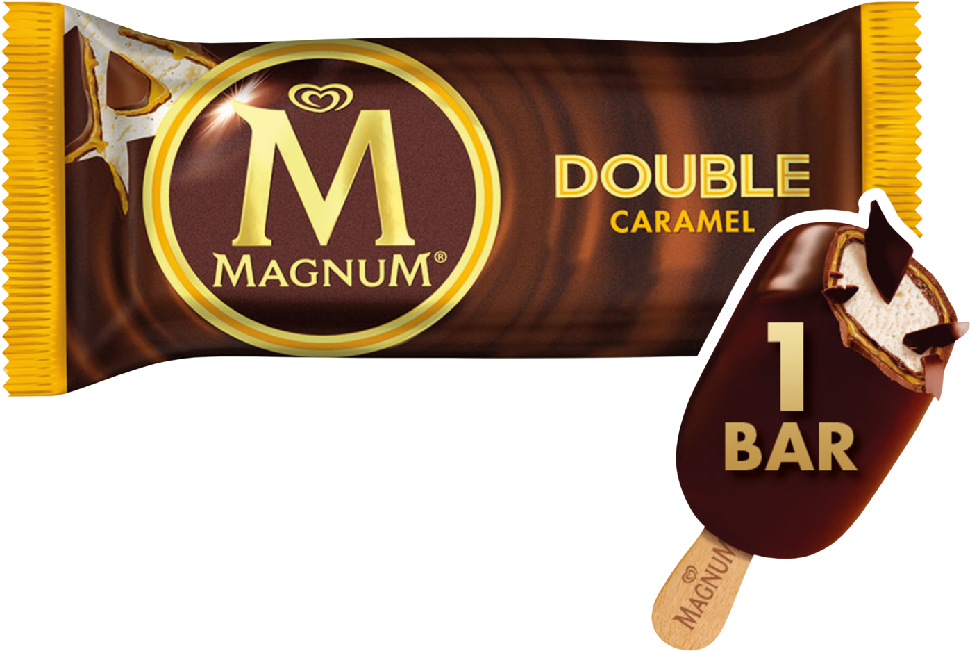 058779594893 En 1392067 Png - Caramel Magnum Ice Cream (1500x1500), Png Download