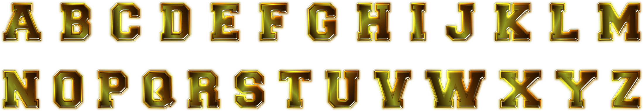 This Free Icons Png Design Of Caramel Glass Alphabet (2400x624), Png Download