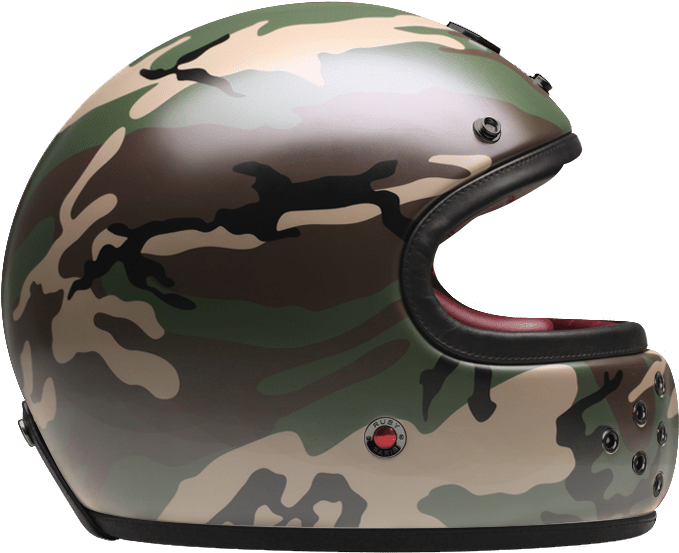 Full Face Camouflage Side - Motorcycle Helmet (740x740), Png Download
