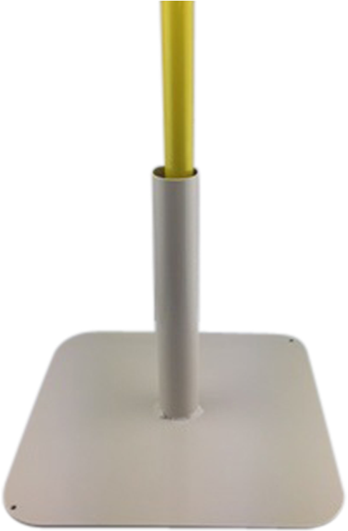 Aluminium Stand With Telescopic Pole - Hoe (760x760), Png Download