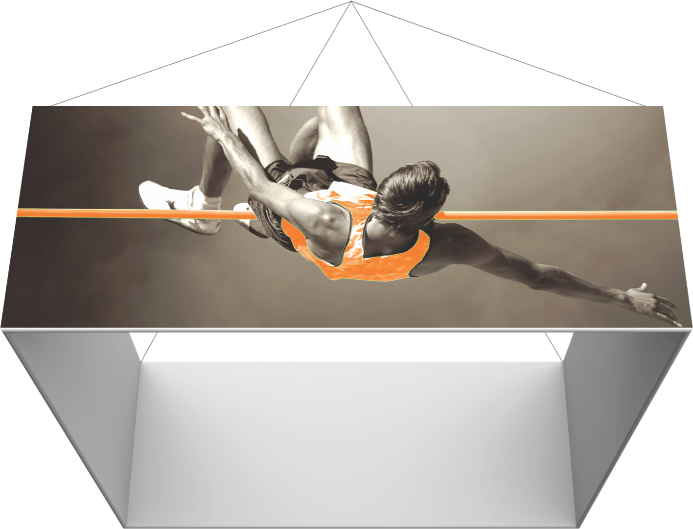 Square Hanging Banners - Bouldering (1416x1080), Png Download