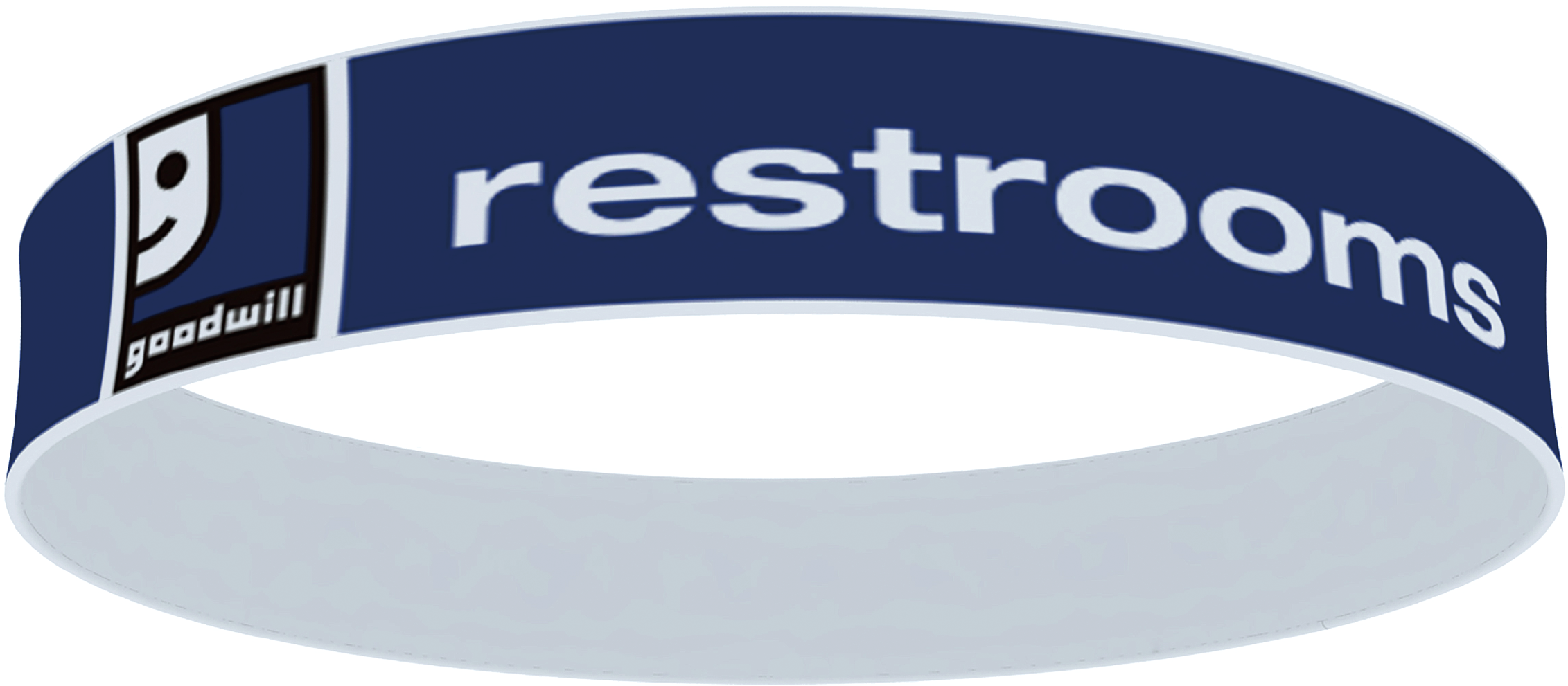 Circle Hanging Banner Em 17d11 - Label (2395x1154), Png Download