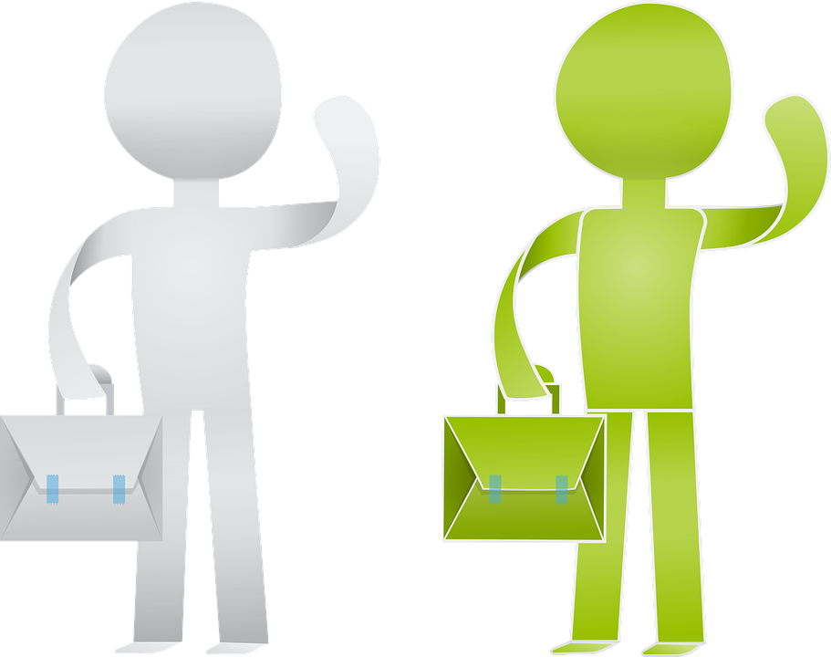 Paper, Man, Briefcase, Character, Origami, Form - Imagen Hombre Con Maletin (911x720), Png Download