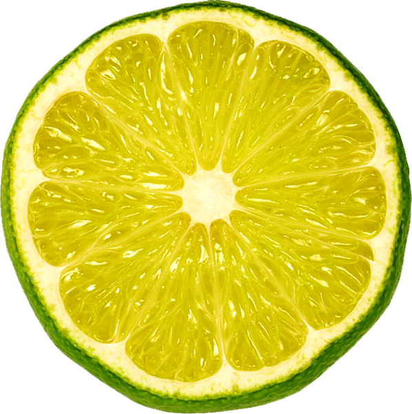 Png Library Stock Psd Official Psds - Lime Slice (598x600), Png Download
