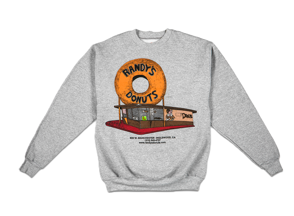 Gray Crew Sweatshirt - Long-sleeved T-shirt (980x980), Png Download