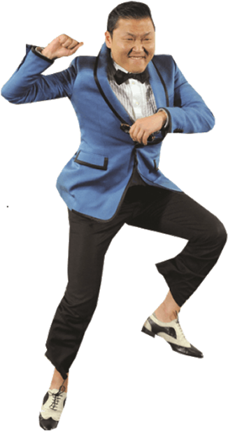 Psy Dancing - Psy Gangnam Style Png (618x618), Png Download