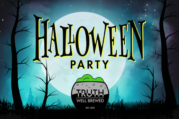 Oct 31 4th Annual Truth Well Brewed Halloween Party (750x500), Png Download