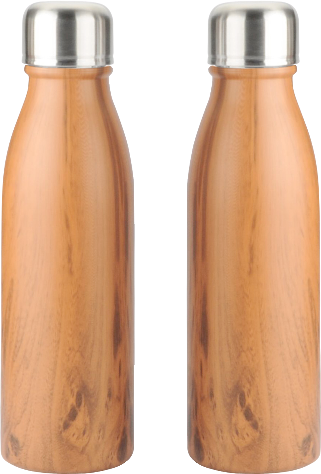 Silver - Water Bottle (1377x1961), Png Download