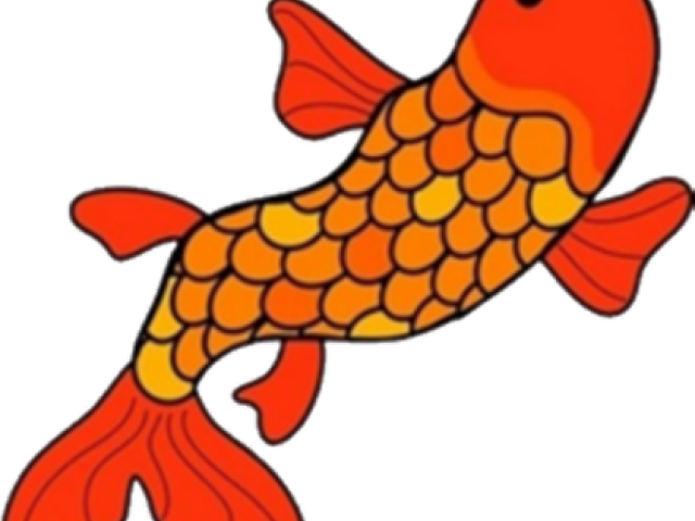 Koi Fish Clipart Cartoon - Fish Clip Art (640x480), Png Download