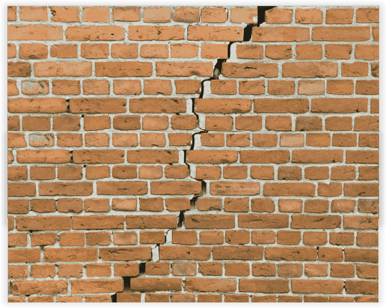 Concrete Repair Companies - Cracked Wall Texture (870x644), Png Download