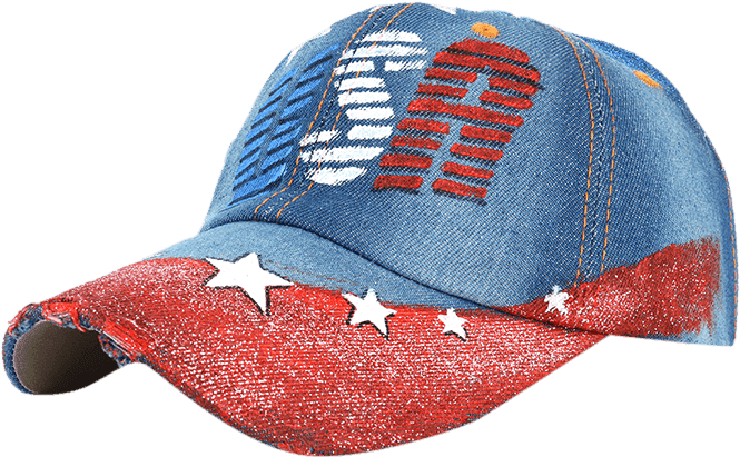 Unique Star Pattern Hand Drawing Baseball Hat - Baseball Cap (700x931), Png Download