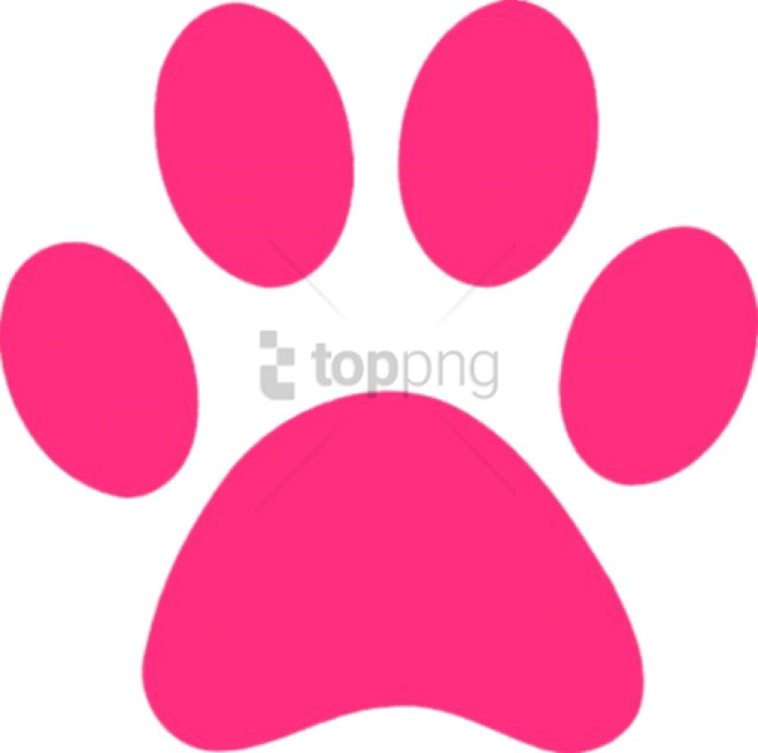 Free Png Download Pink Panther Paw Print Clipart Png - Paw Patrol Pink Paws (850x845), Png Download