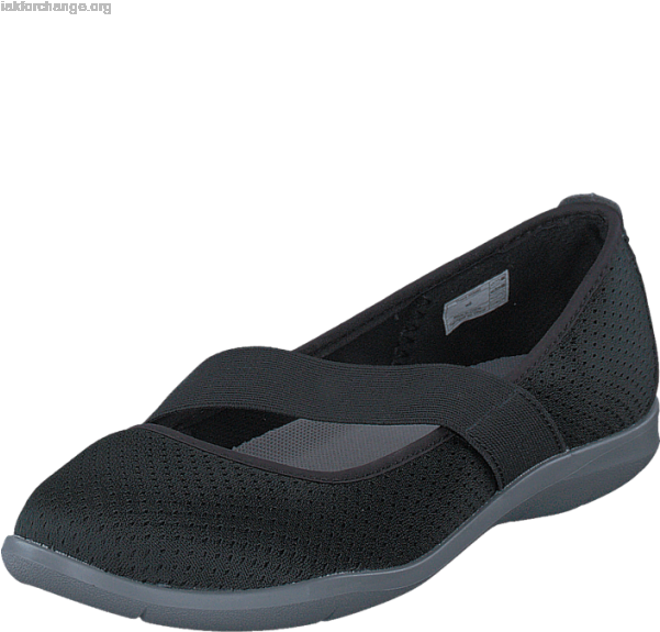 Women's Crocs Swiftwater Flat W Black/smoke - Slip-on Shoe (600x750), Png Download