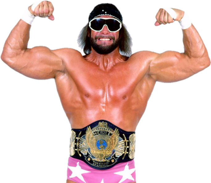Macho Man Png - Wwe (696x617), Png Download