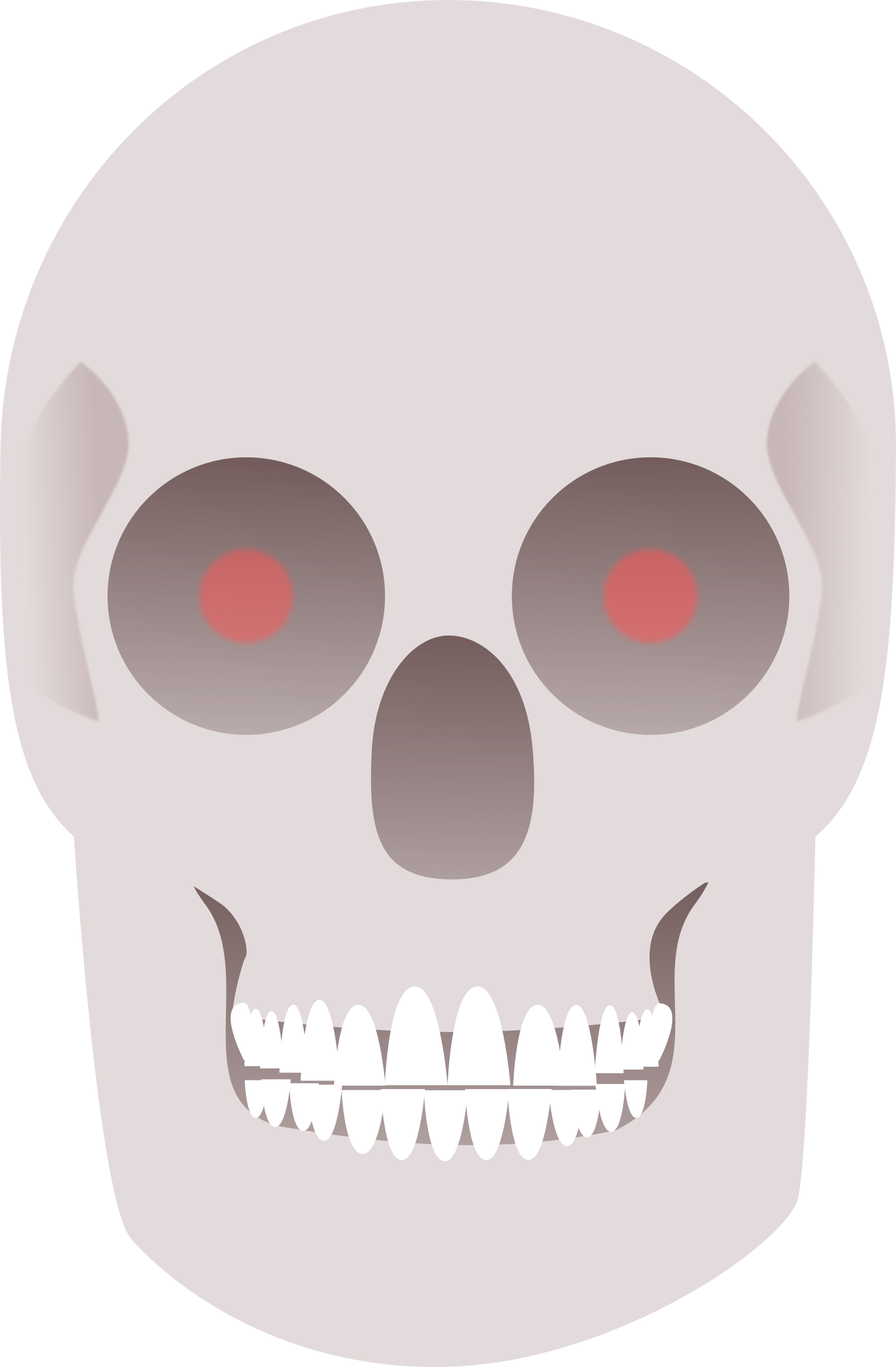 1574 X 2400 1 - Skull (1574x2400), Png Download