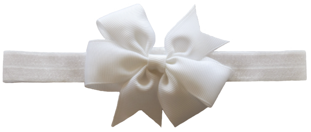 Bow-white (1000x1000), Png Download