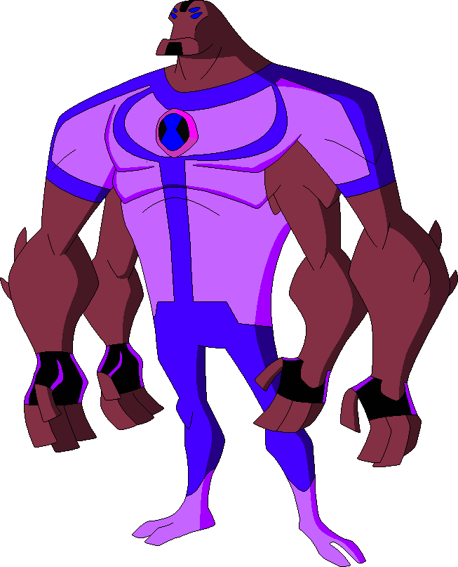 Bluetrix Four Arms - Ben 10 Quatro Bracos (653x807), Png Download