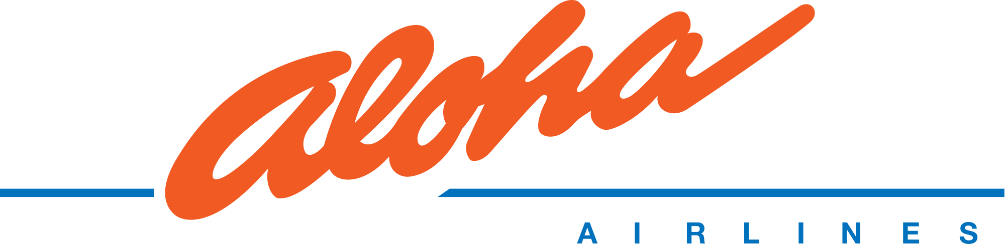 Aloha Airlines Logo (2000x487), Png Download