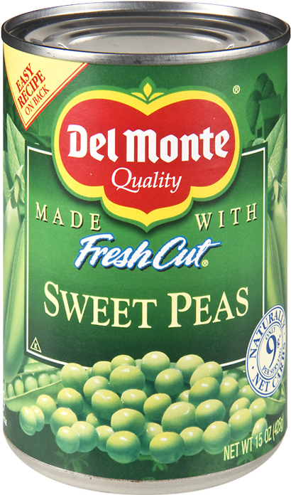 Del Monte Sweet Peas - Canned Peas (800x800), Png Download